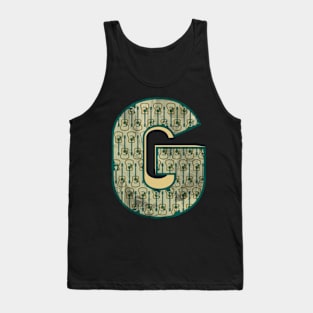 G, Guitar letter logo Tank Top